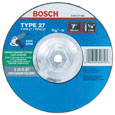 7 In. x 5/32 In. Type 27 Angle Grinder Metal Cutting/Grinding Wheel | R ...